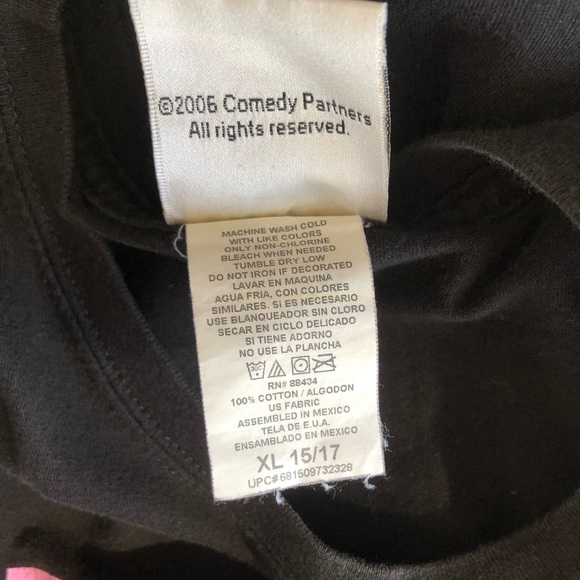 2006 South Park Comedy Central Cartman Respect My Authority Baby Doll Tee - Picture 6 of 6